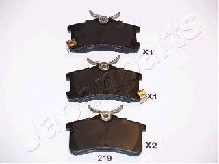 Тормозные колодки JAPANPARTS PP-219AF