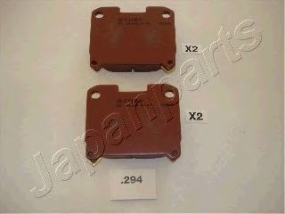 Тормозные колодки JAPANPARTS PP-294AF