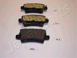 Тормозные колодки JAPANPARTS PP-403AF