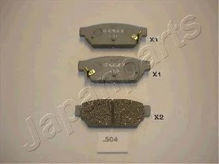 Тормозные колодки JAPANPARTS PP-504AF