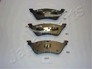 Тормозные колодки JAPANPARTS PP-993AF