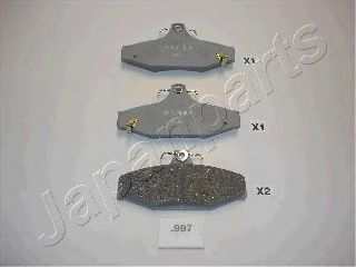 Тормозные колодки JAPANPARTS PP-997AF