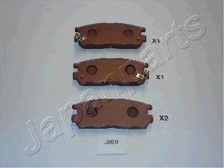 Тормозные колодки JAPANPARTS PP-999AF