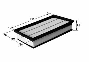 Воздушный фильтр CLEAN FILTERS MA1380