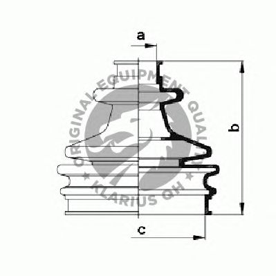 Комплект пыльника ШРУСа QH International QJB258