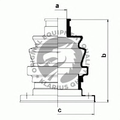 Комплект пыльника ШРУСа QH International QJB777