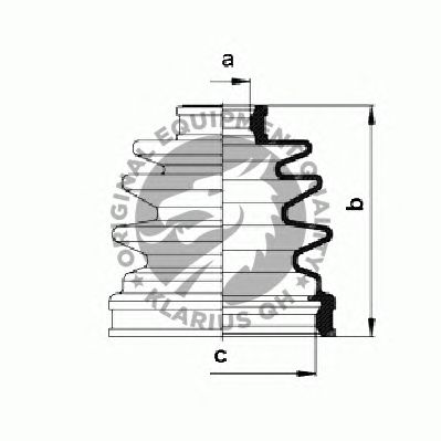 Комплект пыльника ШРУСа QH International QJB516