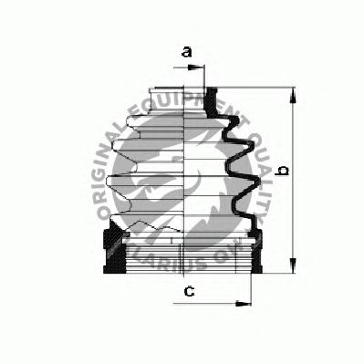 Комплект пыльника ШРУСа QH International QJB1011