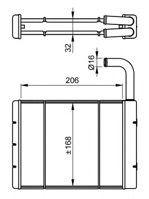Радіатор опалення NRF 54262