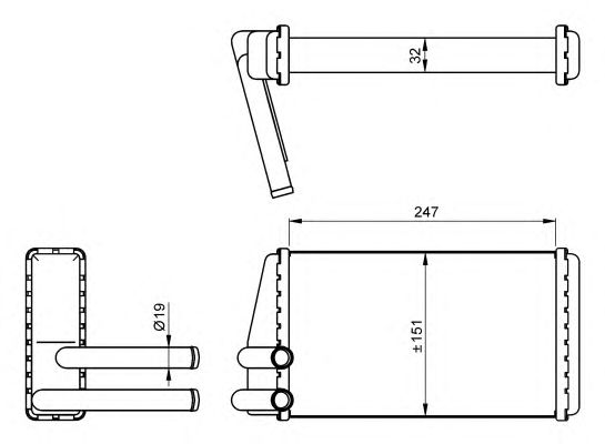 Радіатор опалення NRF 54267
