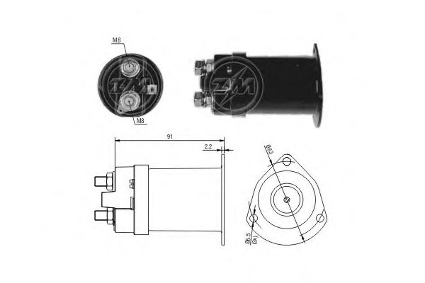 Втягивающее реле ERA ZM555