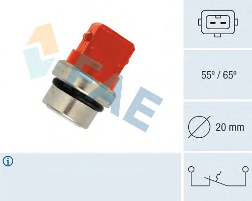 Датчик температуры охлаждающей жидкости FAE 35320
