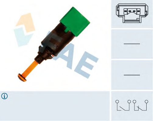 Выключатель фонаря сигнала торможения FAE 24899