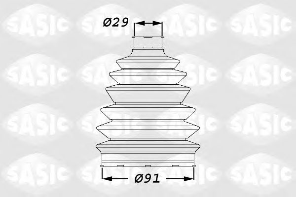 Комплект пыльника ШРУСа SASIC 1900007