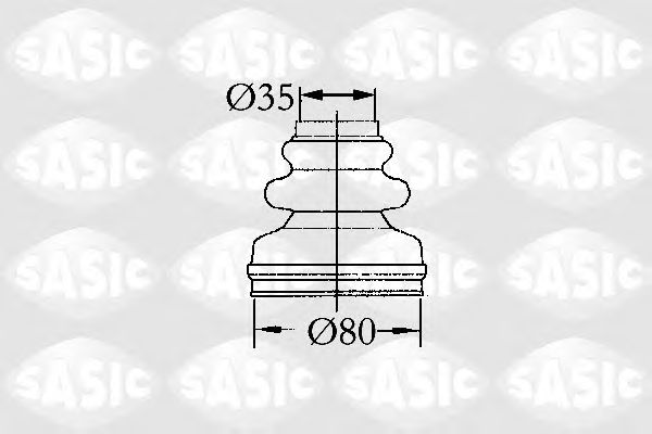 Комплект пильника ШРКШ SASIC 2873813