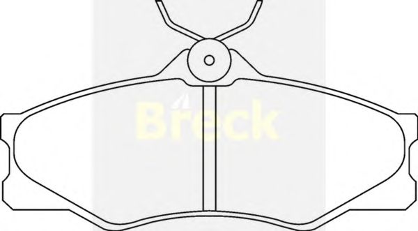 Тормозные колодки BRECK 20979 00 703 00