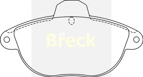 Тормозные колодки BRECK 23146 00 501 10