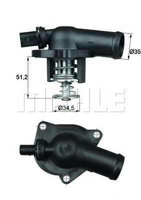 Термостат MAHLE ORIGINAL TI 17 109