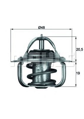 Термостат MAHLE ORIGINAL TX 5 88D