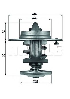 Термостат MAHLE ORIGINAL TX 80 83