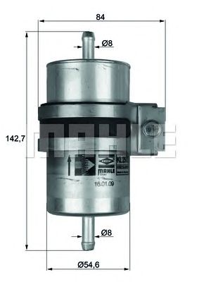 Топливный фильтр MAHLE KLH 29/1