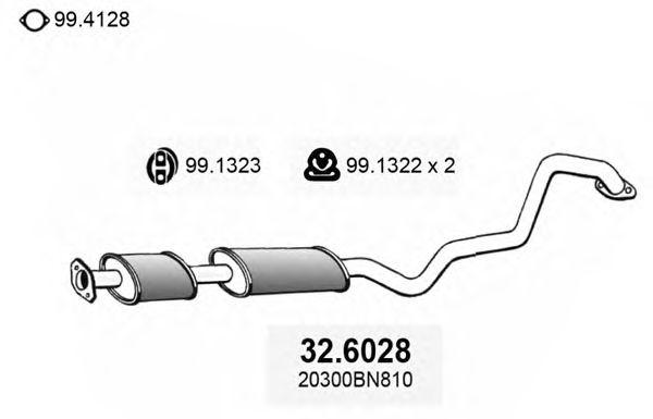 Резонатор ASSO 32.6028
