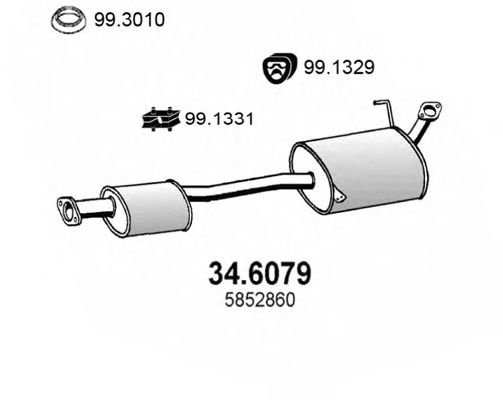 Резонатор ASSO 34.6079