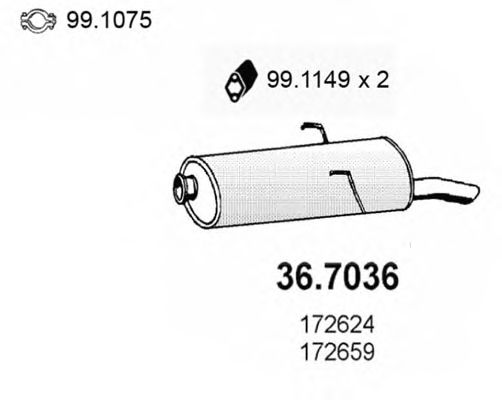 Глушник ASSO 36.7036