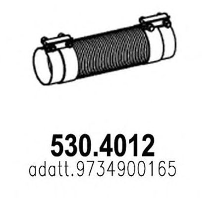 Гофра выпускной системы ASSO 530.4012