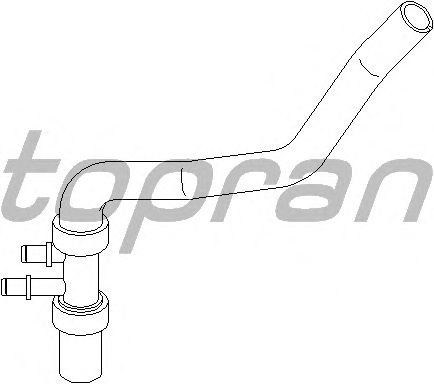 Шланг радиатора TOPRAN 207 792