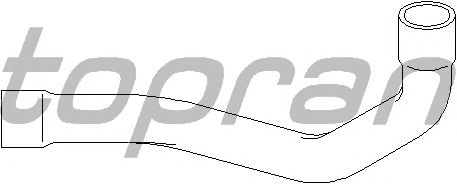 Шланг радиатора TOPRAN 501 571