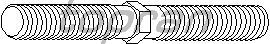 Регулировочный болт TOPRAN 200 380