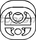 Кронштейн глушника TOPRAN 721 945