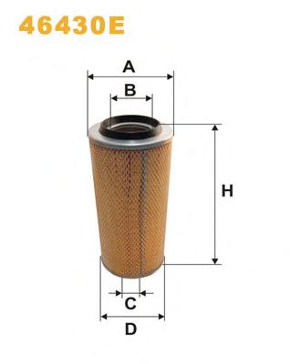 Воздушный фильтр WIX FILTERS 46430E