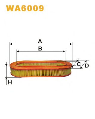Воздушный фильтр WIX FILTERS WA6009