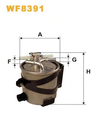 Топливный фильтр WIX FILTERS WF8391