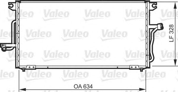Радиатор кондиционера VALEO 818081