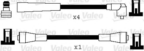 Комплект высоковольтных проводов VALEO 346059
