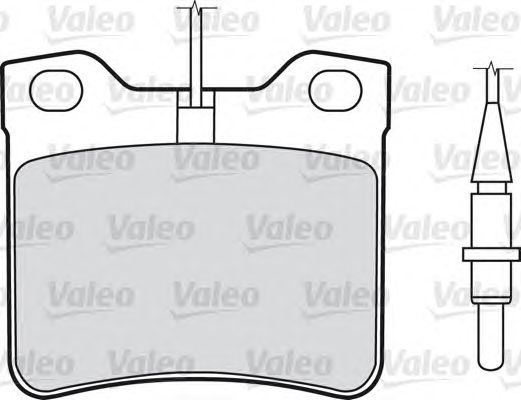 Тормозные колодки VALEO 598295