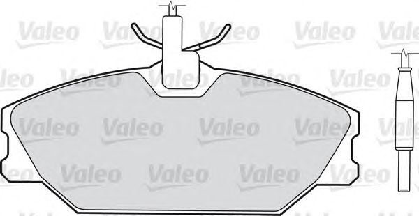 Тормозные колодки VALEO 598061