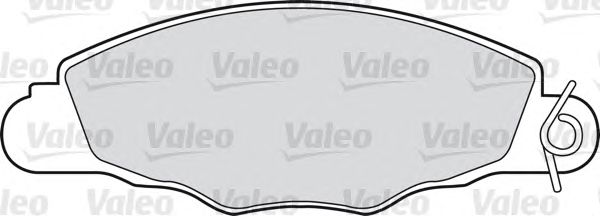 Тормозные колодки VALEO 598420