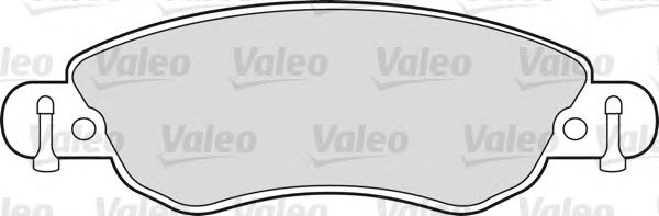 Тормозные колодки VALEO 598417