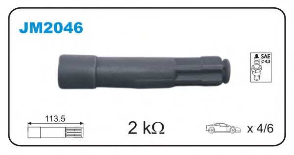 Вилка, катушка зажигания JANMOR JM2046