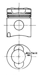 Поршень KOLBENSCHMIDT 90669600