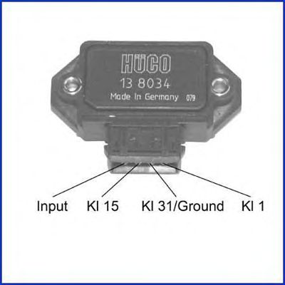 Коммутатор зажигания HUCO 138034