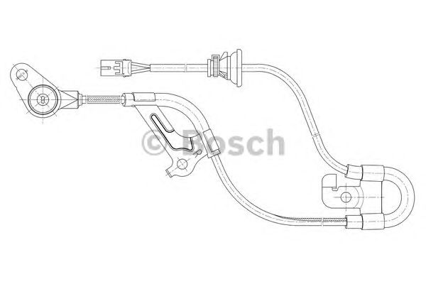 Датчик вращения колеса BOSCH 0 265 006 665