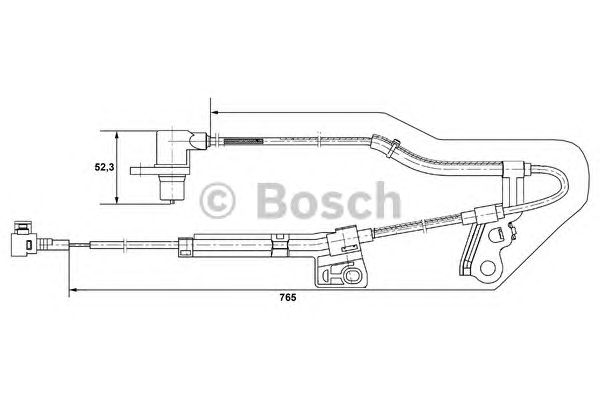 Датчик вращения колеса BOSCH 0 265 006 677