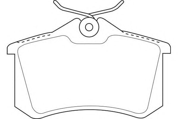 Тормозные колодки WAGNER WBP20961C