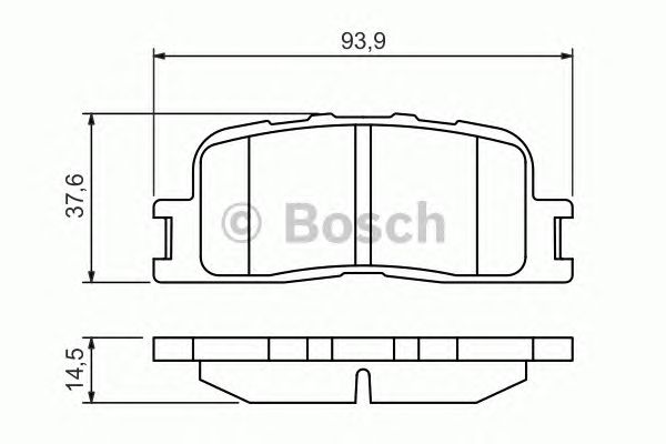 Тормозные колодки BOSCH 0 986 494 359