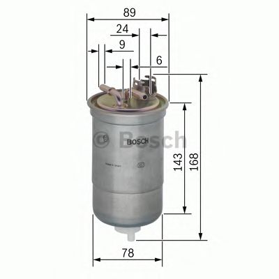Топливный фильтр BOSCH 0 450 906 383
